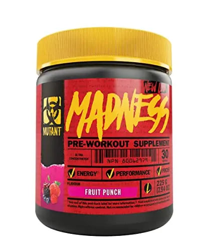 Mutant | Madness and Madness All-in | Double Pre-Workout Bundle | Fruit Punch and Melon Mutant