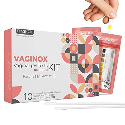 Vaginal PH Test Kit with Sterile Swabs and eBook - Vaginal PH Balance and Yeast Infection Test