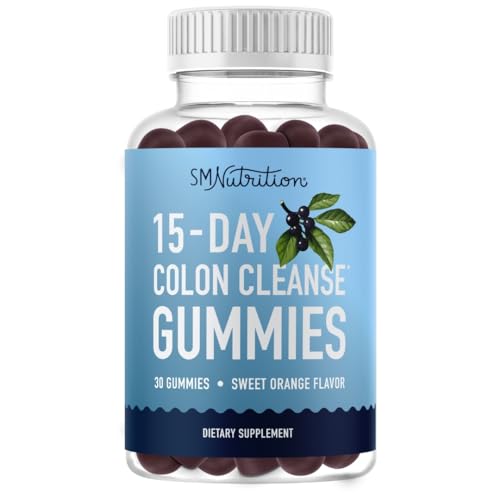 15 Day Colon Cleanse & Detox Gummies | Occasional Constipation & Bloating Relief SMNutrition