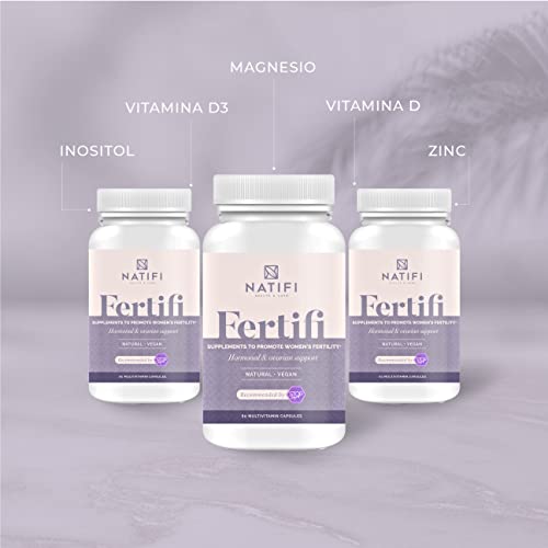 Natifi Conception Fertility Prenatal Vitamins Regulate Cycles, Balance Hormones, Aid Ovulation Natifi
