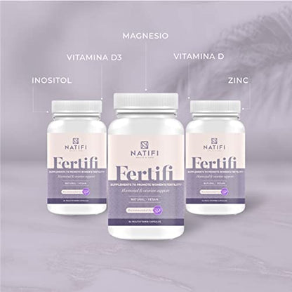 Natifi Conception Fertility Prenatal Vitamins Regulate Cycles, Balance Hormones, Aid Ovulation Natifi