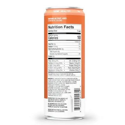 ZOA Energy Drink & ZOA+ Pre-Workout Bundle, Orange Grapefruit and Wild Orange, 12 Fl Oz ZOA