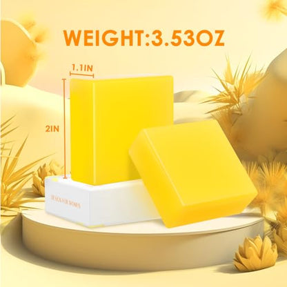 2 PCS Yoni Soap Bars Feminine Wash, 100% Natural Organic Yoni Bar Soap for Women Ph Balance Yoni BASSI