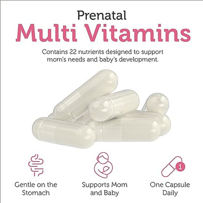 Zahler - Total One Prenatal Vitamins for Women (120 Count) Daily Multi Vitamin Prenatals Zahler
