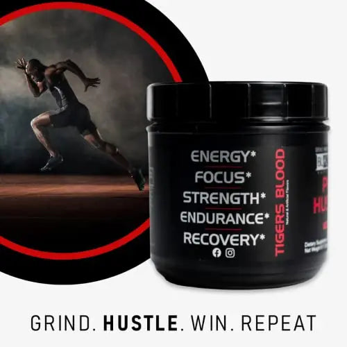 BLACKLABEL Supplements - PRE Hustle - Pre-Workout Dietary Supplement - Supports Energy BLACKLABEL Supplements