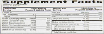 Vitafusion Prenatal DHA and Folic Acid Gummy Vitamins, 180 Count- Assorted Flavors May Vary Vitafusion