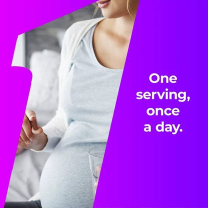 ikj Women's Prenatal Multivitamin with Folic Acid, DHA and Iron, 30 Ct ikj