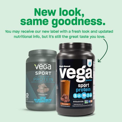 Vega Premium Sport Protein Mocha Protein Powder, Vegan, Non GMO, Gluten Free Plant VegaBuy Supplements Australia
