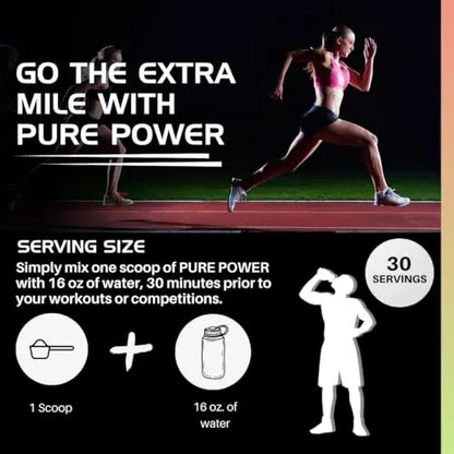 BLACKLABEL Supplements - Pure Power - Pre-Workout Dietary Supplement - Performance BLACKLABEL Supplements