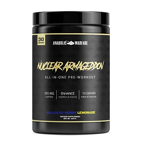 Anabolic Warfare Nuclear Armageddon Pre Workout Powder Pre-Workout for Men Anabolic Warfare