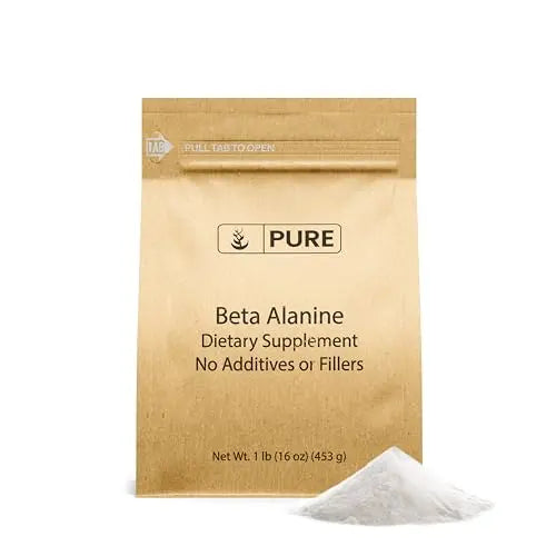 Pure Original Ingredients Beta Alanine Powder Non-GMO, Non-Essential Amino Acid Pure Organic Ingredients