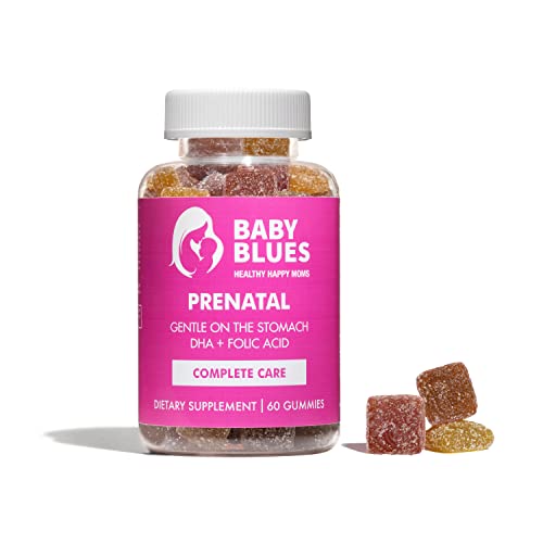 Baby Blues Prenatal Gummies: Complete Multivitamin with DHA + EPA Omega 3s Baby Blues