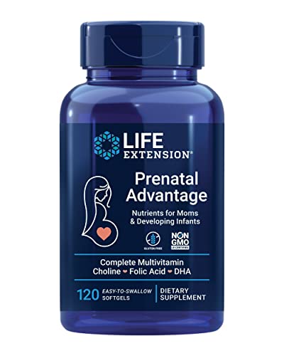 Life Extension Prenatal Advantage Supplement – Comprehensive Prenatal Vitamin for Pregnant Women Life Extension