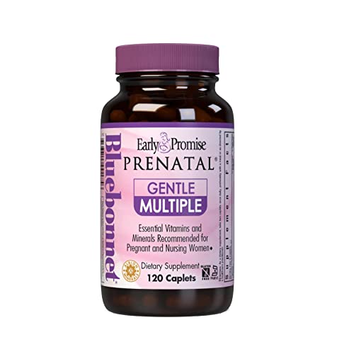 Bluebonnet Early Promise Prenatal Gentle Multiple Caplets, 120 Count, Pink Bluebonnet