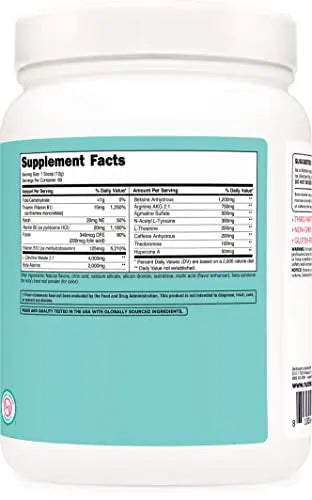 Nutricost Pre-Workout Powder for Women, Peach Mango, 60 Servings Nutricost
