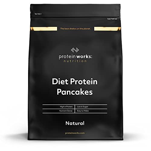 Protein Works - Diet Protein Pancake Mix | 135 Calories Per Serving | Low Sugar Protein Pancake Mix Protein Works