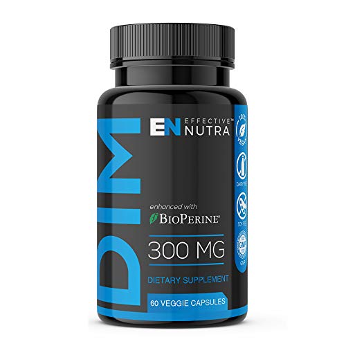 Effective Nutra Dim Supplement 300mg Capsule - Extra Strength Diindolylmethane DIM EFFECTIVE NUTRA