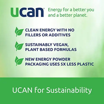 UCAN Energy Powder, Cran-Raz, Keto, Sugar-Free Pre & Post Workout for Men & Women UCAN