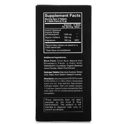 Pre Workout Mix & Nitric Oxide Booster, BOOST - Intense Performance, Energy, Endurance DRINK HRW