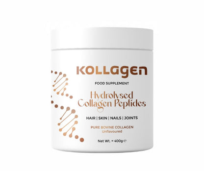 100% Pure Collagen Peptides Powder 400g Kollagen: Hydrolysed Bovine Collagen Peptides (Type 1) My Store