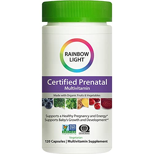Rainbow Light Prenatal Multivitamin, Immune Support, 120 Capsules (Package May Vary) Rainbow Light