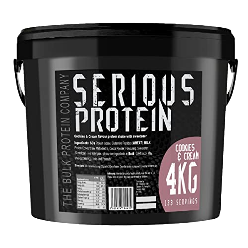 The Bulk Protein Company – SERIOUS PROTEIN – Protein Powder – 4kg – Low Carb The Bulk Protein Company