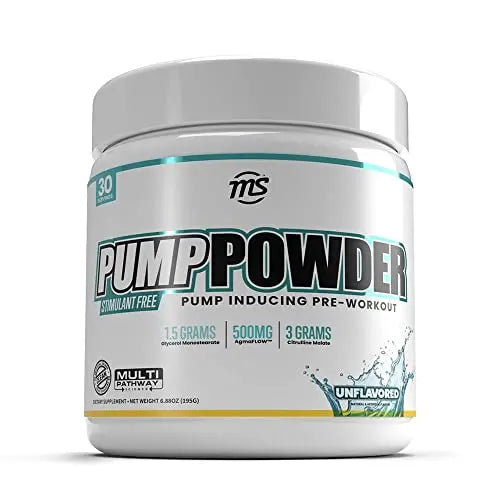 Man Sports Pump Powder. Stimulant Free Neutral Flavored Pre Workout Drink MAN Metabolic Augmenting Nutrition