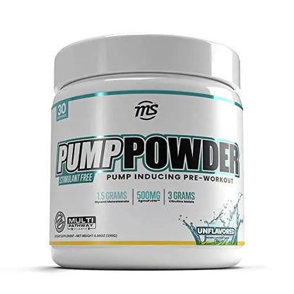 Man Sports Pump Powder. Stimulant Free Neutral Flavored Pre Workout Drink MAN Metabolic Augmenting Nutrition