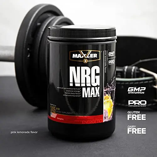 Maxler NRG MAX Pre Workout Powder with Taurine, L Citrulline Malate, Beta Alanine Creatine Maxler