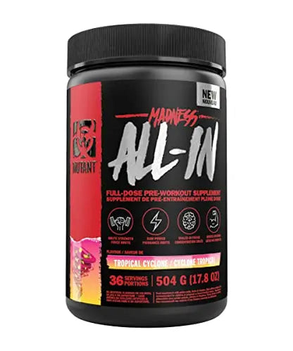 Mutant | Madness and Madness All-in | Double Pre-Workout Bundle | Fruit Punch and Melon Mutant