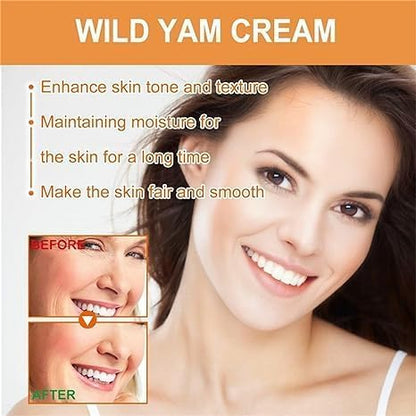 Wild Yam Cream, Annas Wild Yam Cream Organic for Women Promoting Perimenopause & Menopause CANOTUN