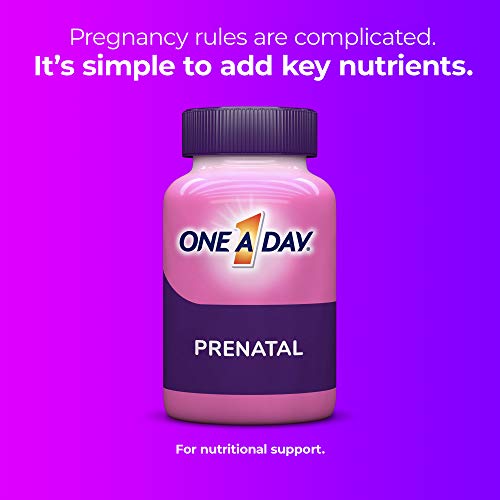 One-A-Day Prenatal 1 with DHA & Folic Acid Softgels, 30 ea (Pack of 4) ONE A DAY