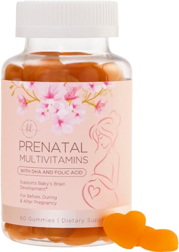 Hello Lovely! Prenatal Gummy Vitamins w/Folic Acid & DHA, Womens Prenatal Multivitamin Hello Lovely!