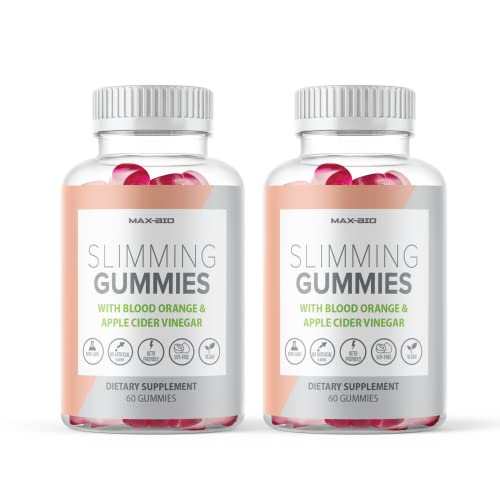 (Official 2 Pack) Slimming Gummies It Works with Apple Cider Vinegar and Sicilian Blood Orange Extract Max-Bio