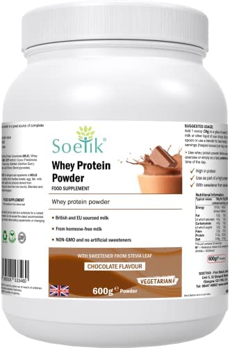 Soetik Whey Protein Powder (Chocolate Flavour) 600g Soetik