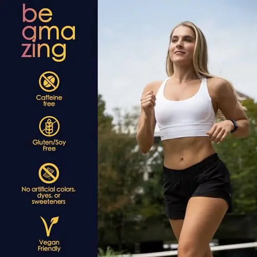 BEAM Be Amazing Vegan Stim Free Pre-Workout Powder | Energy Booster Powdered Drink BEAM