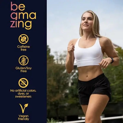 BEAM Be Amazing Vegan Stim Free Pre-Workout Powder | Energy Booster Powdered Drink BEAM
