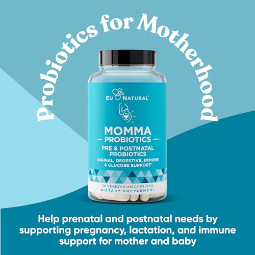 Natural Prenatal Bundle – Glow Prenatal Multivitamin – Momma Probiotics for Mom & Baby Eu Natural