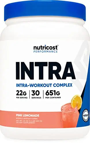 Nutricost Intra-Workout Powder, 30 Servings (Pink Lemonade) - Non-GMO, Gluten Free Nutricost