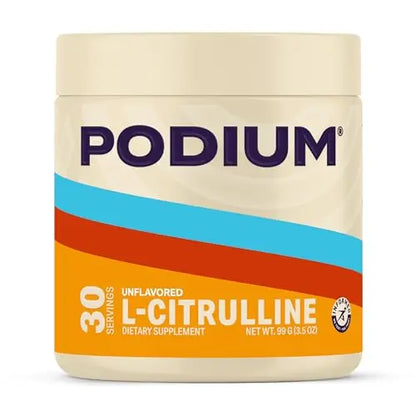 Podium Nutrition, Solos | L-Citrulline, 30 Servings, Unflavored, Boost Athletic Performance Podium Nutrition