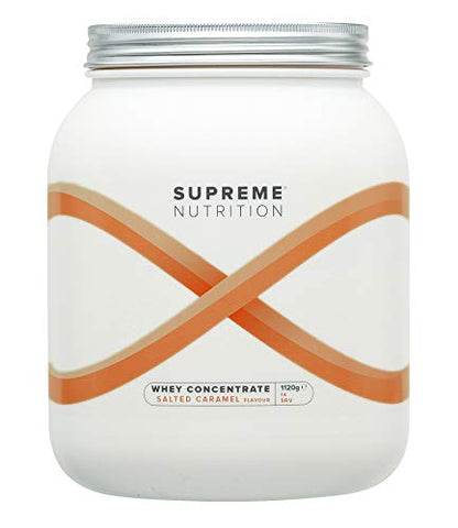 Supreme Nutrition Whey Protein Concentrate | 1.12kg - 28 Servings | Lean Muscle Supreme Nutrition