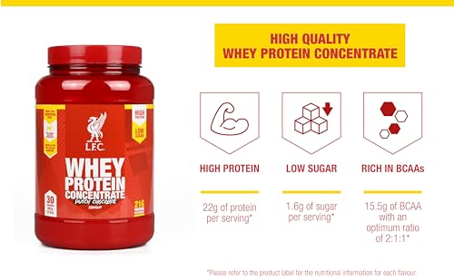LFC Whey Protein Powder Dutch Chocolate Flavour 908g 15.5g Naturally-Occurring BCAAs Vector Consumer