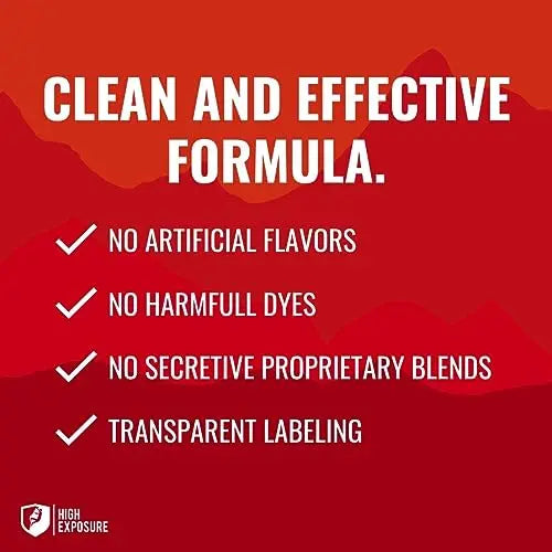 High Exposure Pre Workout Energy Mix | Pre Workout Powder for Men and Women High Exposure