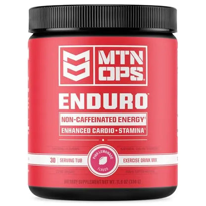 MTN OPS Enduro Nitric Oxide Supplement & Stim-Free Pre Workout - 30 Servings MTN OPS