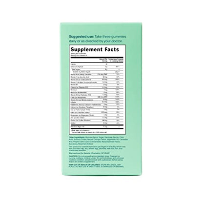 NATALIST Prenatal Gummies for Her Daily Preconception & Pregnancy Formula Women's Multivitamins NATALIST