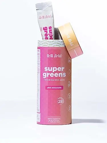 BEAM be Amazing Super Greens Powder with Prebiotics, Digestive Enzymes & Antioxidants BEAM