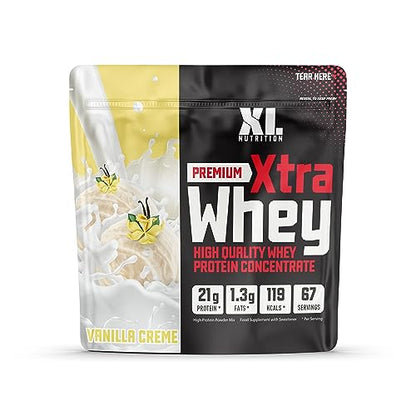 XL Nutrition Whey Protein | High Protein | Low Carbohydrates Protein Powder XL Nutrition