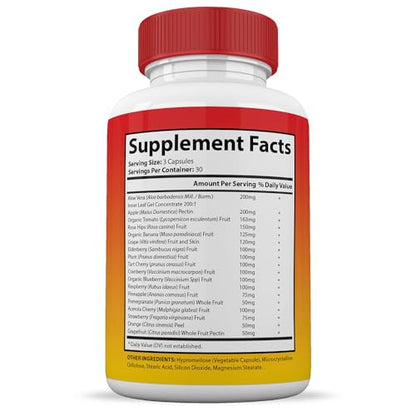 (4 Pack) Vital Fruits and Veggies Supplement Whole Food Red & Green Superfoods Justified Laboratories