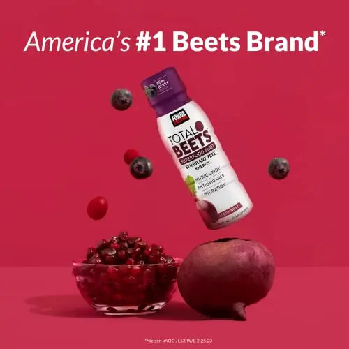 Force Factor Total Beets Superfood Shots for Healthy All-Day Stamina, Energy Drink Alternative Force Factor