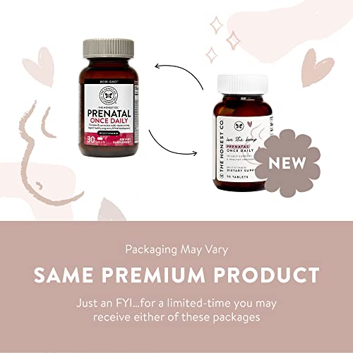 The Honest Company Love the Bump Prenatal Once Daily Supplement | NSF-Certified, Non-GMO The Honest Company